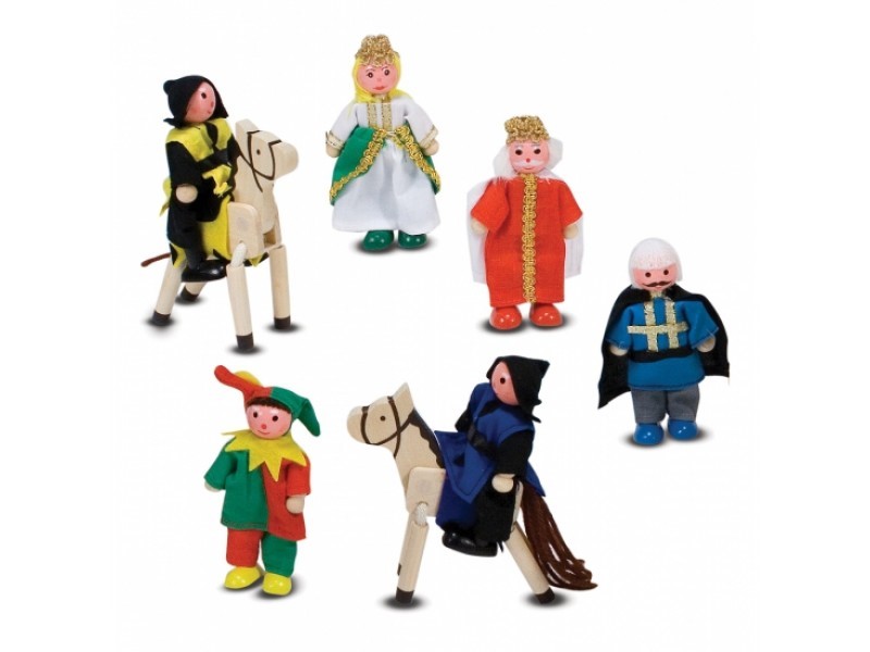 * Castle Wooden Figure Set Melissa and Doug