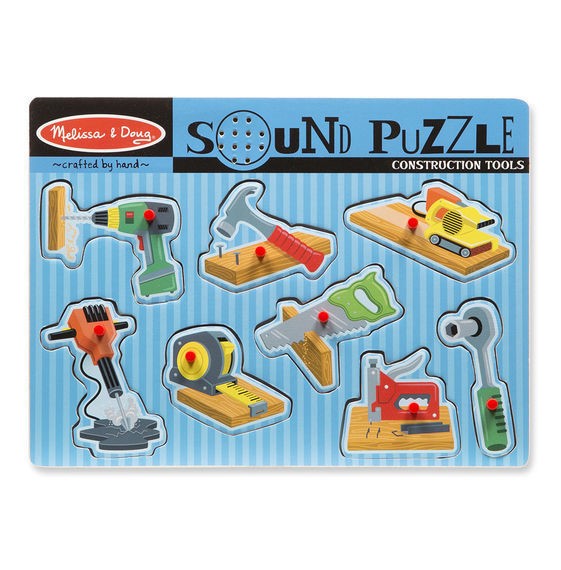Construction Tools Sound Puzzle Melissa and Doug (Jigsaw)