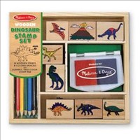 Dinosaur Stamp Set (Wooden) Melissa and Doug