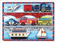 Vehicles Chunky Puzzle Melissa and Doug (Jigsaw)