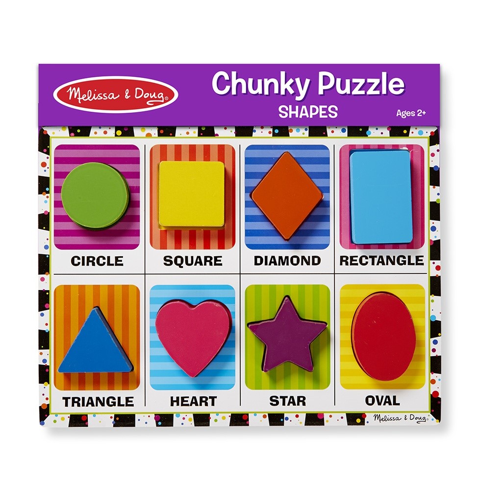 Shapes Chunky Puzzles Melissa and Doug (Jigsaw)