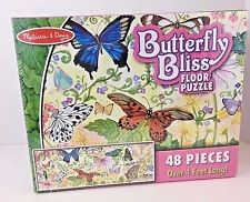 * Butterfly Bliss Jigsaw Floor Puzzle (48 Pieces) Melissa and Doug (Jigsaw)