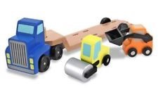 * Low Loader (Blue Front) (Wooden) Melissa and Doug