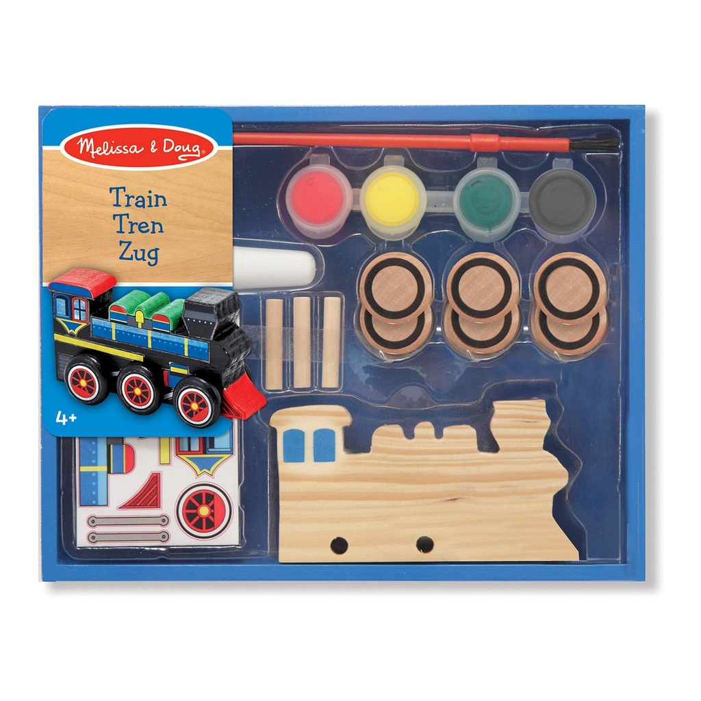 * Train Wooden (Decorate) Melissa and Doug