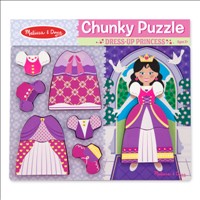 * Princess Dress-Up (Chunky Puzzle) Melissa and Doug (Jigsaw)