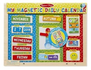 My Magnetic Daily Calendar Melissa and Doug