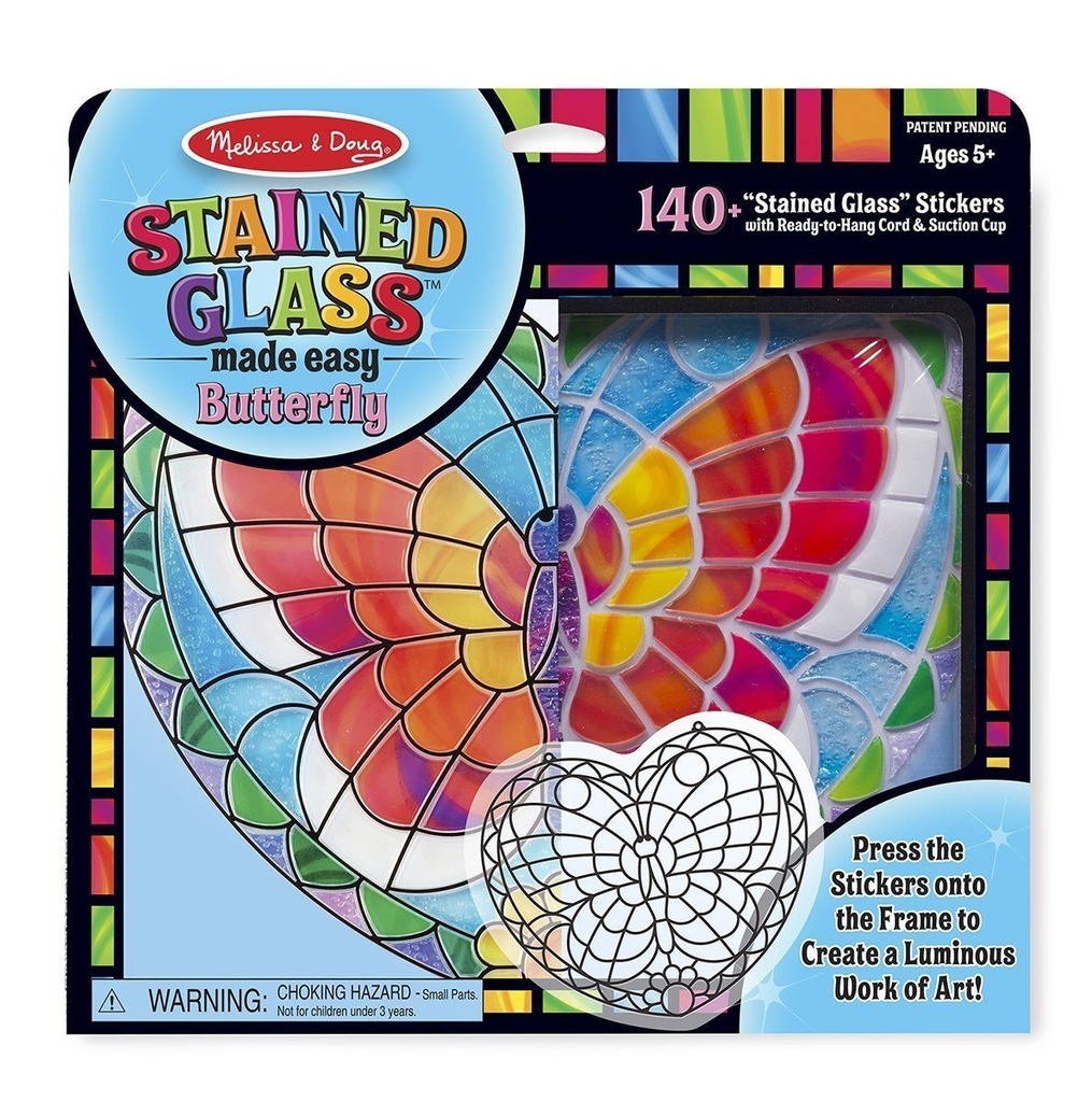 Stained Glass - Butterfly Melissa and Doug