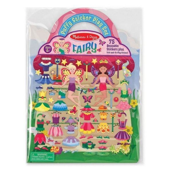 * Reusable Puffy Stickers Fairies Melissa and Doug