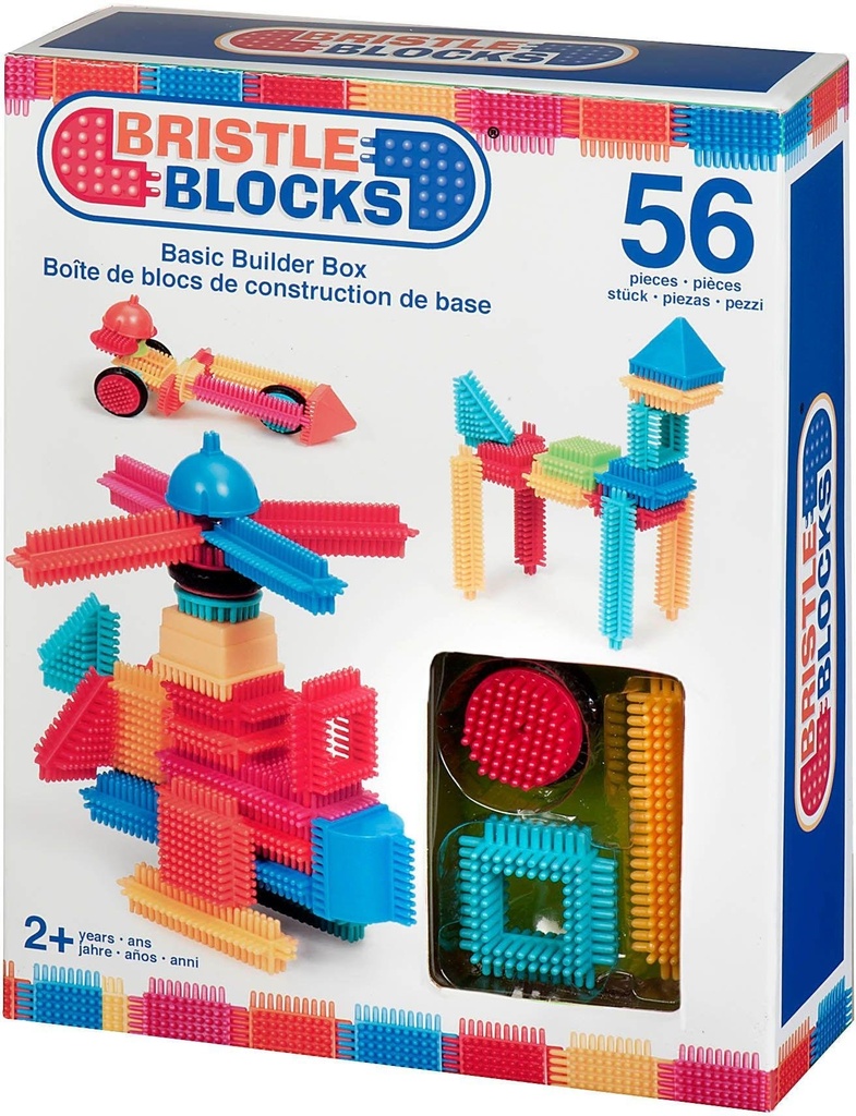 Bristle Blocks Basic Builder Box (56 Pieces)