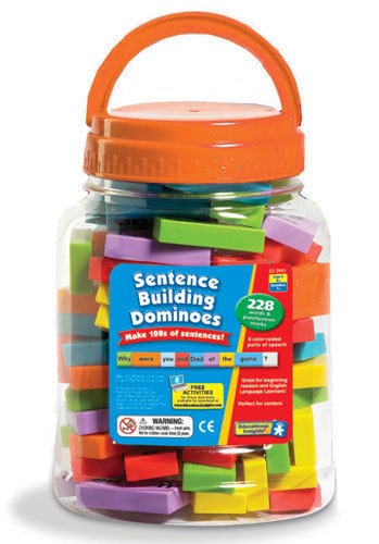 [0086002029430] Sentence Building Dominos Learning Resources