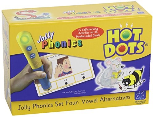 Hot Dots Jolly Phonics Set Four Vowel Alternatives