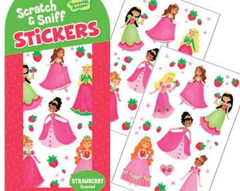 Strawberry Princess Stickers
