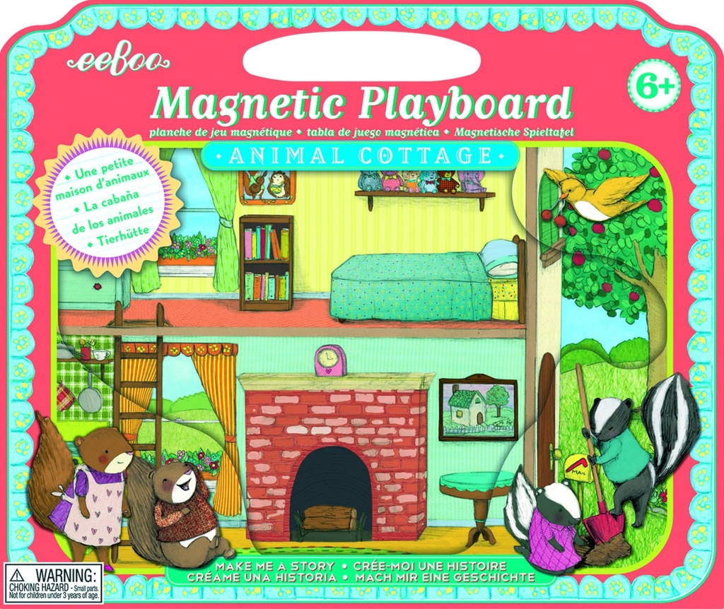 [0689196504280] Animal Cottage Magnetic Playboard