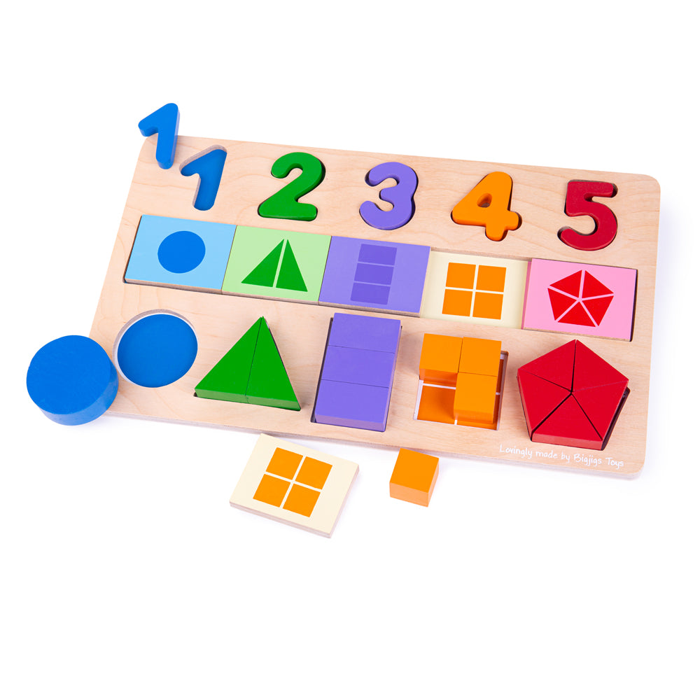 Fractions Puzzle Board Bigjigs (Jigsaw)