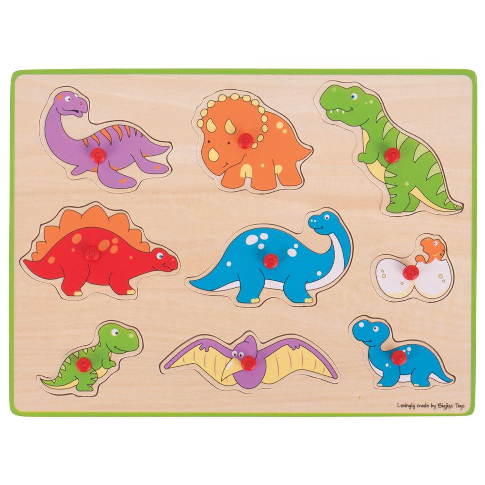 Lift Out Puzzle - Dinosaurs Bigjigs (Jigsaw)