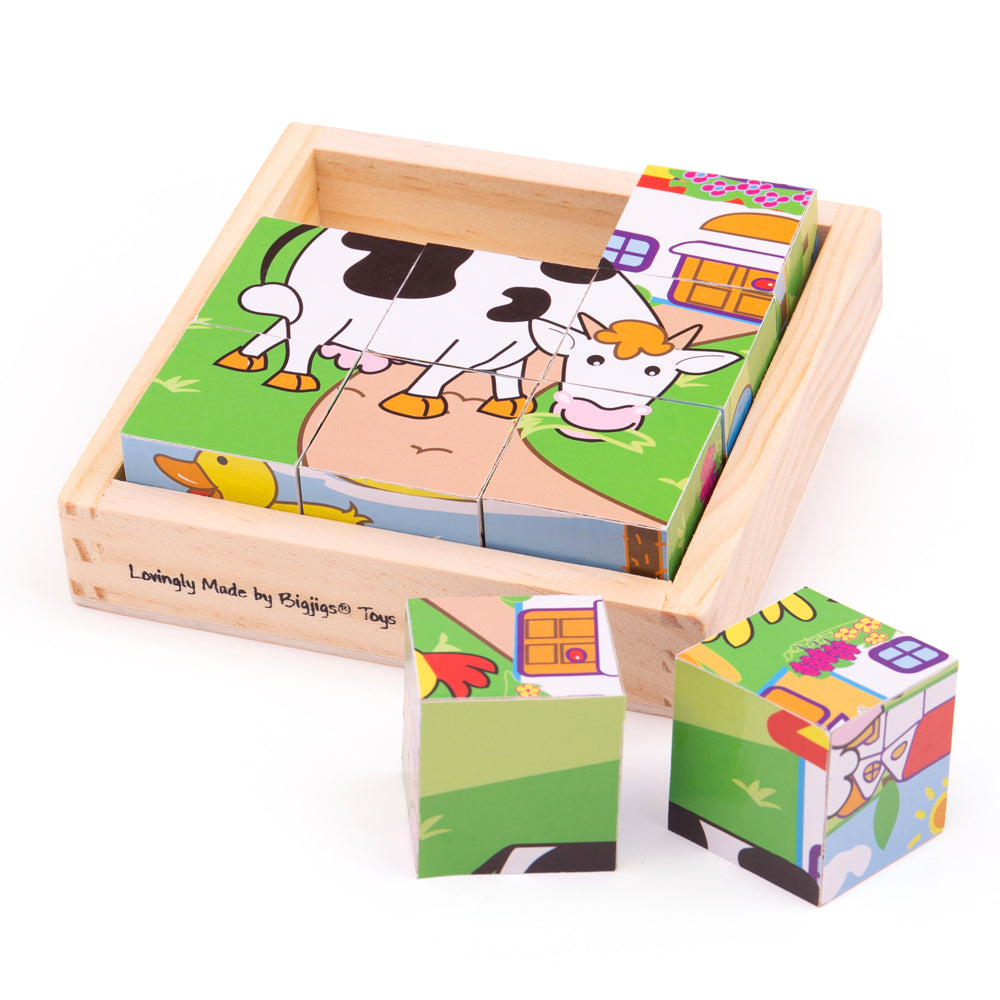 Animal (Cube Puzzle) Bigjigs (Jigsaw)