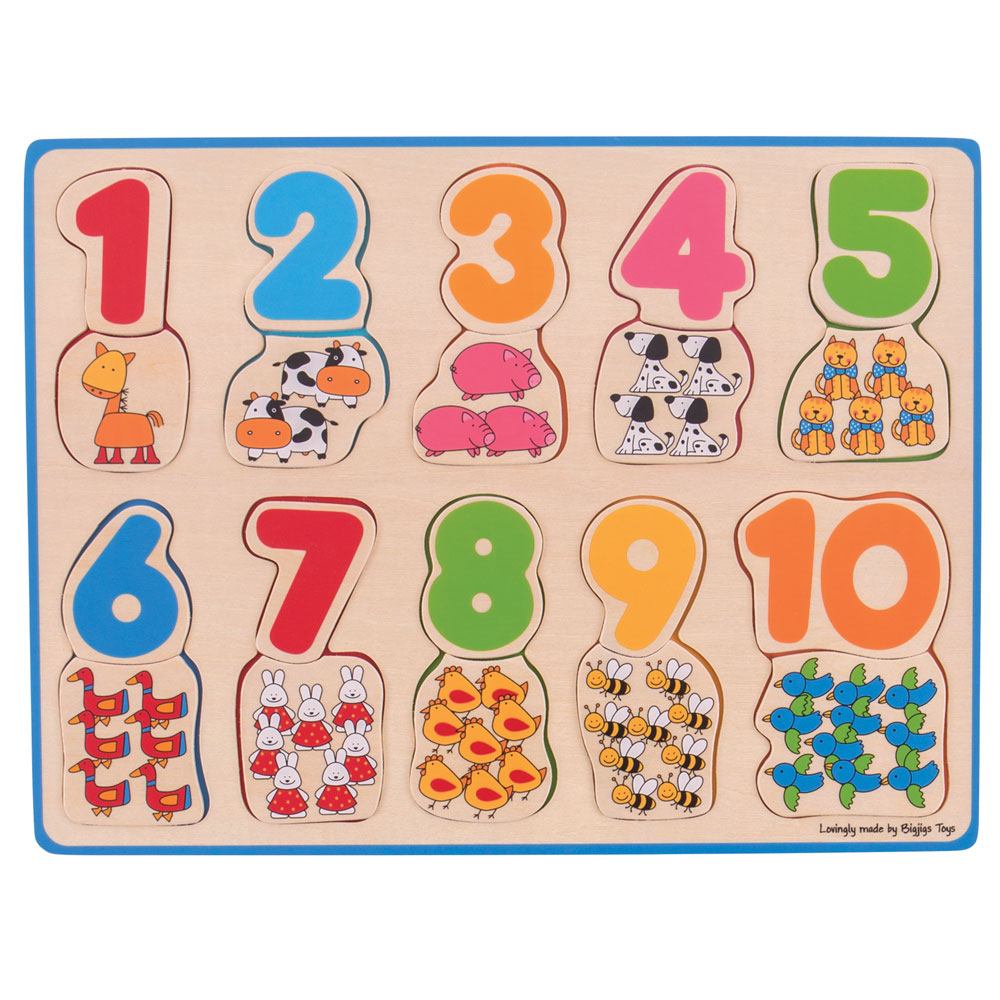 Number And Colour Matching Puzzle (Jigsaw)