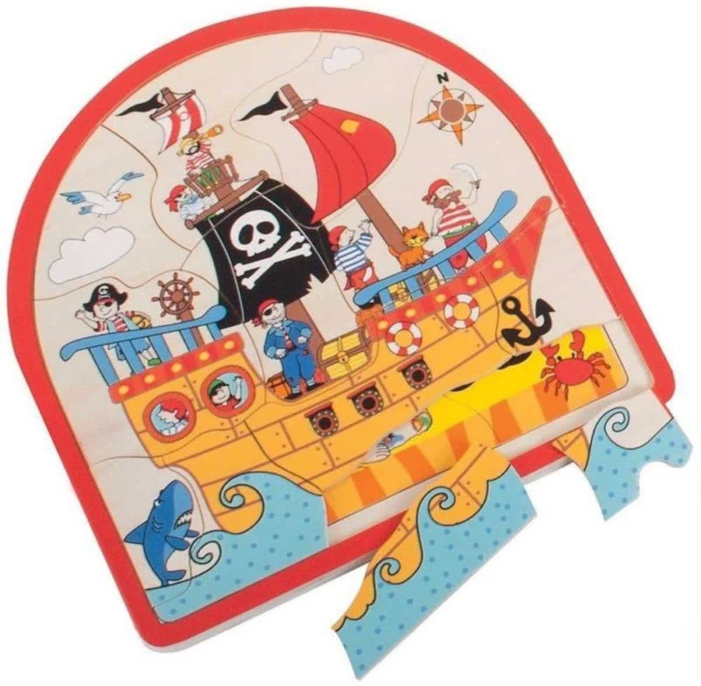 Pirate Arched Puzzle Bigjigs (Jigsaw)