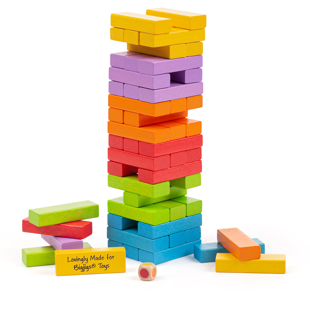 Wooden Stacking Tower Bigjigs