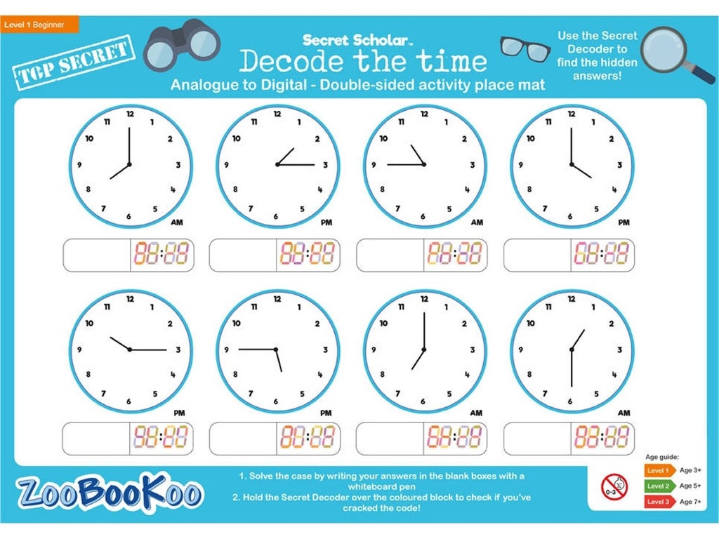 [0691621672129] Decode the Time Secret Scholar