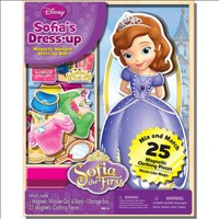 Sofia the First Dress-up 25pce Magnetic Doll