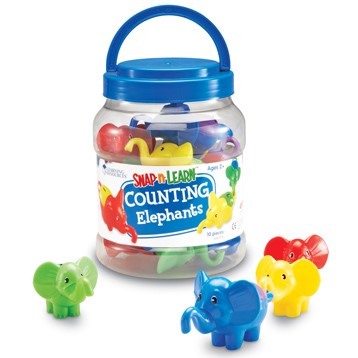 Snap n Learn Counting Elephants Learning Resources