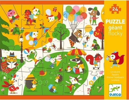 Flocky Puzzle Square Puzzle Djeco (Jigsaw)