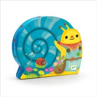 * Snail Goes Plant Picking (Silhouette 24 Piece Puzzle) (Jigsaw)