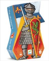 Knight At The Dragon's (Silhouette 36 Piece Puzzle) (Jigsaw)