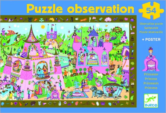 Puzzle Princess 54Pcs (Observation And Poster) (Jigsaw)