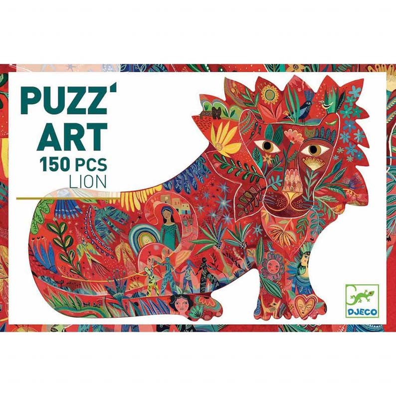 Puzzle Art Lion Fier 150pc Djeco (Jigsaw)
