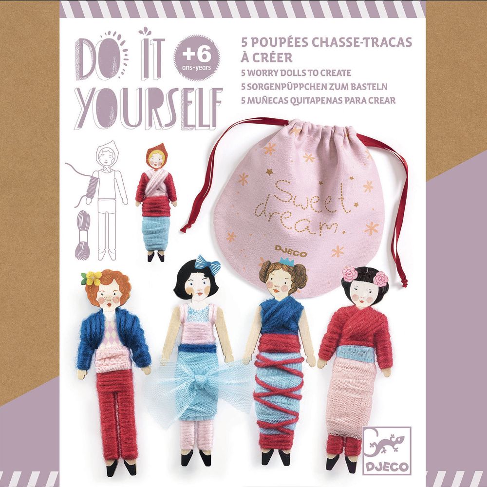 [3070900079533] 5 Worry Doll to Create - DIY