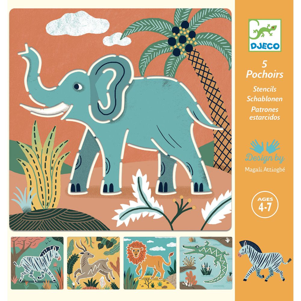 [3070900089167] Pochoirsd - Wild Animals