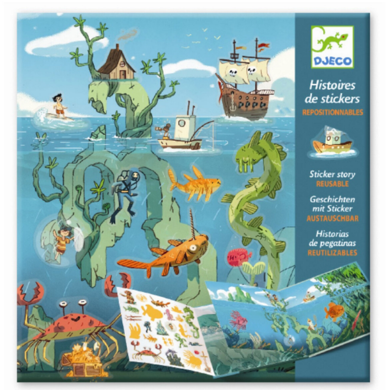 [3070900089532] Adventures at sea stickers