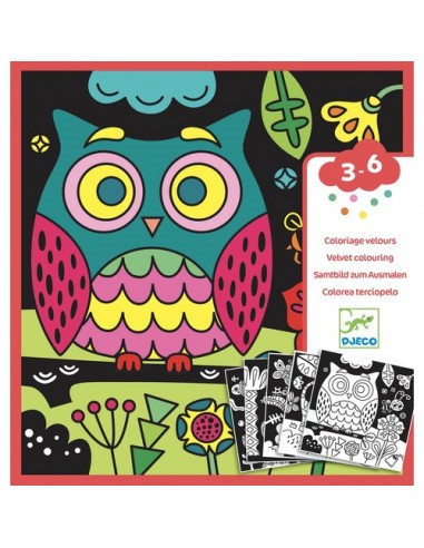 [3070900090965] Velvet Colouring - Coloriage Velours