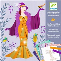Iris Paper Folding Art Deco Dresses