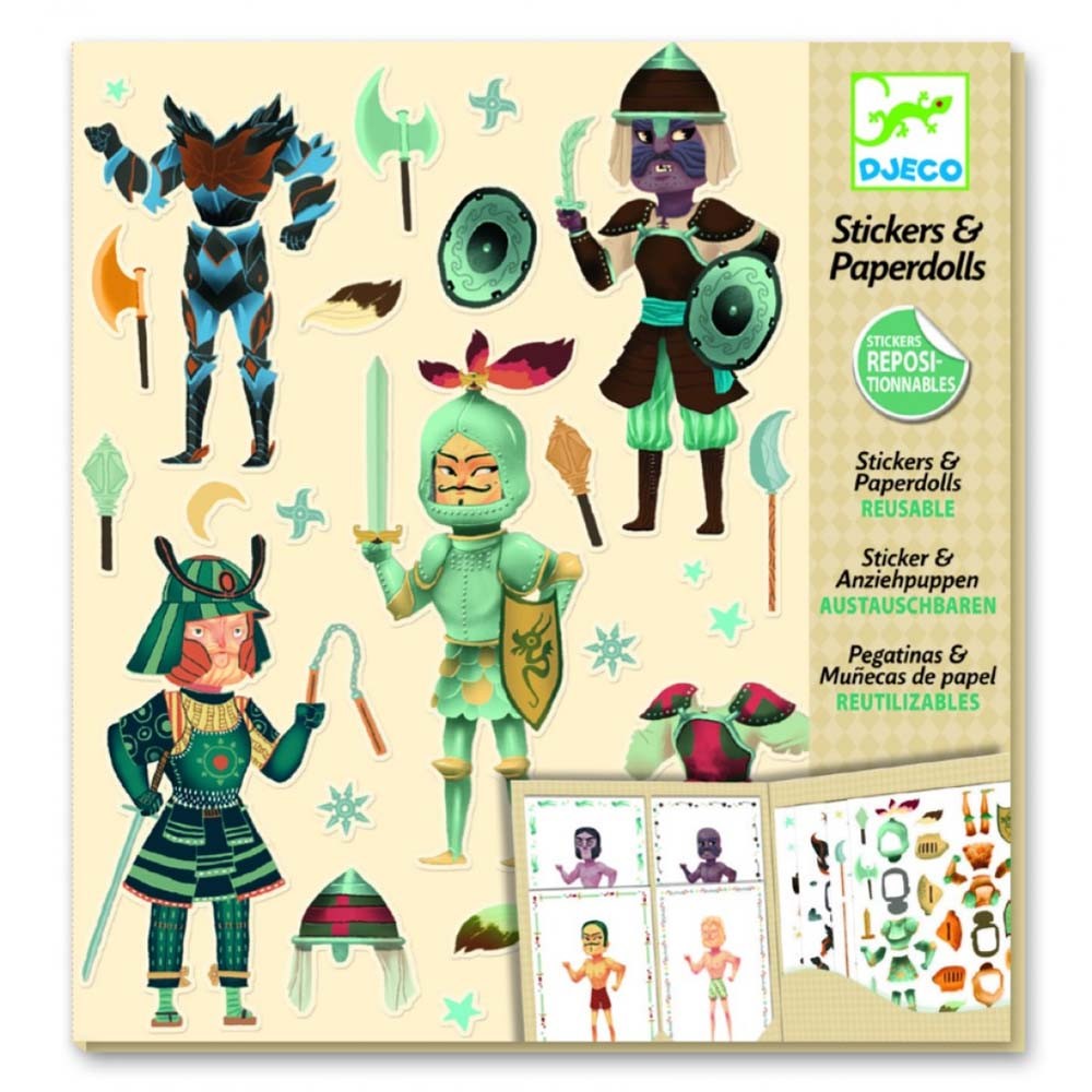 Stickers and Paperdolls Knights