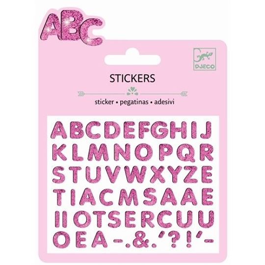 *MINI STICKERS GLITTER LETTERS