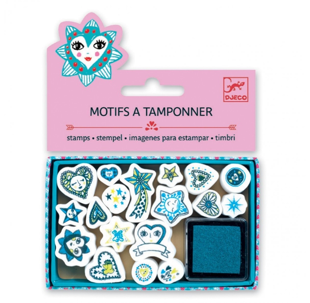 [3070900097940] SMALL STAMPS HEARTS AND STARS *