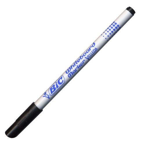[3086123154506] Whiteboard Marker Slim Black Velleda