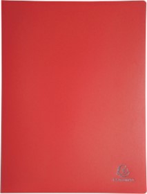 DISPLAY BOOK A4 10 POCKET Red EXACLAIR