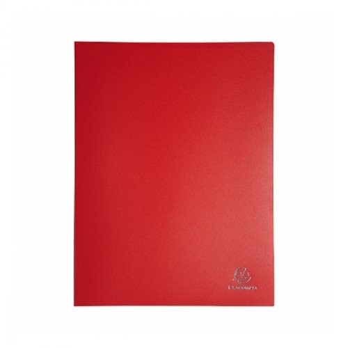 DISPLAY BOOK A4 40 POCKET Red EXACLAIR