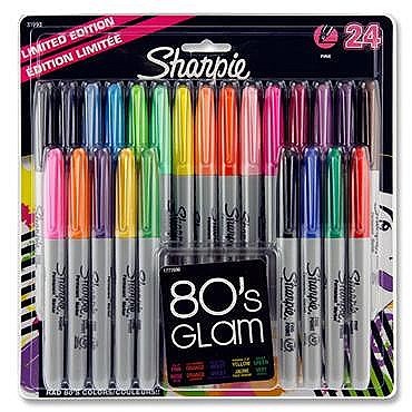 [3501170944844] Sharpie Assorted Pastel Fine Markers (24 Pack)