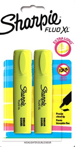 Fluo XL Highlighter Yellow (2 Pack)