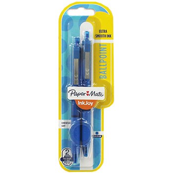 Pen Blue Ballpoint 2 Pack Inkjoy 300 Paper Mate