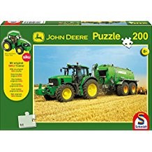 John Deere Tractor with Tanker (200 Piece Puzzle) (Jigsaw)