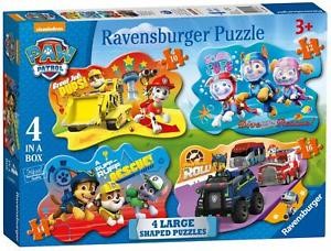 Puzzle 4 in a box Paw Patrol Large (Jigsaw)