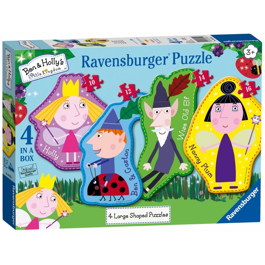 Puzzle 4 in a box Ben and Holly large (Jigsaw)