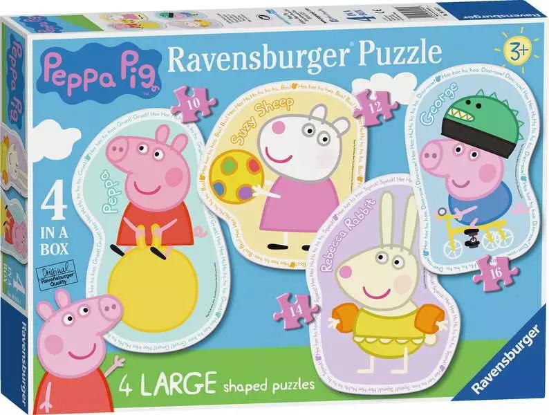 Puzzle 4 in a box Peppa Pig Large (Jigsaw)