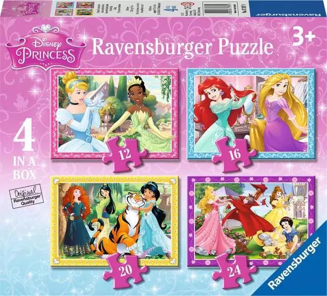 Puzzle Disney Princess 4 in a box (12,14,16,18 pcs)